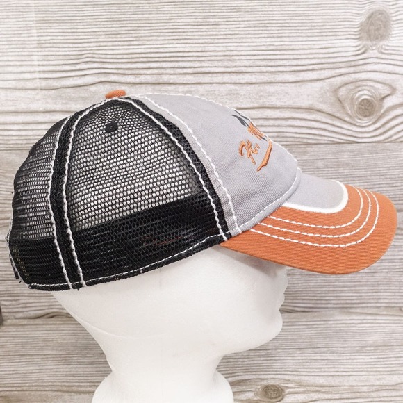 FT MEYERS BEACH FLORIDA GREY ORNAGE TRAVEL TOURIST BASEBALL HAT CAP - Picture 6 of 8